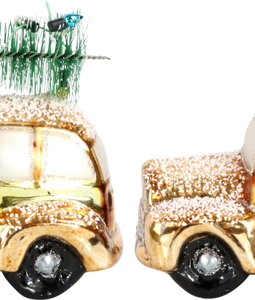 5279 GLASSJEWELRY CHRISTMAS CAR S/6